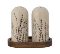 Bloomingville Set salero y pimentero Bea. 2 piezas Natur