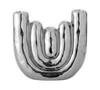 Bloomingville Shine candelabro Plata. 18.5x17.5 cm