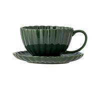Bloomingville Taza Latina 22 on plato Green