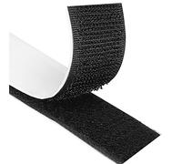 Blooven 3 Metros 30 mm Auto Adhesivo Cinta Rollo Hook y Loop Tape Gancho y Cinta de Lazo (30 mm x 3 m, Negro)