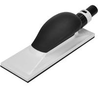 Bloque abrasivo para limpieza y eliminación de polvo - Bloque abrasivo con mango - Papel de lija - 200 x 70 mm - Para pulido de madera - Bloque abrasivo fino