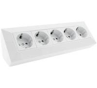 Bloque de 5 veces el enchufe, blanco 4250416340146