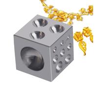Bloque de biseles - Bloque de alicates | Punzón de forma de bisel para la forma de joyas, tareas de formación de metales, fabricación de anillos y biseles, bancos de trabajo profesionales y