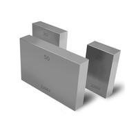 Bloque de calibre de acero de precisión, grado métrico 0, micrómetro, bloque de inspección con rango de 1mm-60mm, 1 ud. Alta precisión(20mm block gauge)