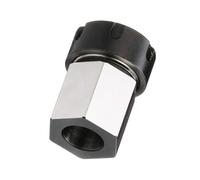 bloque de clip ER32, Bloque de pinza ER, 1 unidad, ER25 ER32 ER40, soporte de portabrocas hexagonal cuadrado, grabado mecanizado CNC(Er40,Hex)