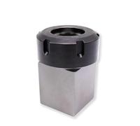 bloque de clip ER32, ER Collet Chuck Block Acero duro Hex Square Orificio pasante ER25 ER32 ER40 Herramienta de torneado(Square,ER25)