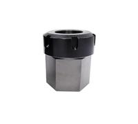 bloque de clip ER32, ER Collet Chuck Block Acero duro Hex Square Orificio pasante ER25 ER32 ER40 Herramienta de torneado(Hex,ER25)