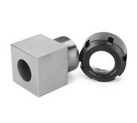 Bloque de Coleta ER32 Hard Steel Spring Chuck Collet Collet para Máquina de Corte de Grabado CNC, Alta Resistencia y Dureza, Configuraciones Rápidas en Máquinas CNC, Precisión (#2)