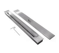 Bloque de combustión con fibra cerámica y tapa para regular la llama 11.5L Purline F96150 Silver