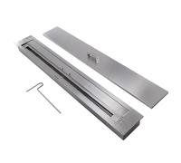 Bloque de combustión con fibra cerámica y tapa para regular la llama 9L Purline F96120 Silver