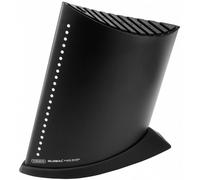 Bloque de cuchillos de 9 piezas con forma de velero - Black Global