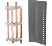 Bloque de distribución 400A, 3 bornes, 16xM6 + 1xM8, modelo BRS 4-400 R33RA-03010000401