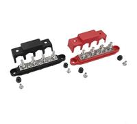 Bloque de distribución de corriente BusBar Box con conexiones para autocaravana, yate, camión, 2 unidades