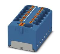Bloque de distribución PTFIX 10/12x4 BU, conector azul 3273880