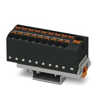 Bloque de distribución PTFIX 10/18x4-ns35 BK, negro BEA 3273650