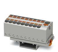 Bloque de distribución PTFIX 10/18x4-ns35 GY, conector 3273636