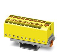 Bloque de distribución PTFIX 10/18x4-ns35 ye, conector 3273642