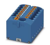Bloque de distribución PTFIX 6/12x2,5 BU, azul BEA 3273354