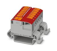 Bloque de distribución PTVFIX 6/12x2,5-Ns35a RD, rojo BEA 1019549