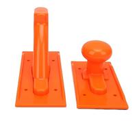 Bloque de empuje para carpintería, herramienta de seguridad de carpintero de plástico para enrutador de Sierra de mesa, enrutador de sierra de cinta, color naranja, 2 uds.