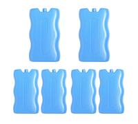 Bloque de Hielo para Congelador 100ml y 1L. Pack 6 y 18 Placas de Hielo para Nevera de playa, Congelador, Mochila. Material de Plástico Resistente y Duradero. Bloques Rellenables, Multiusos. Paquetes