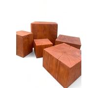 Bloque de madera de roble macizo, 20 x 20 x 75 cm, artesanía natural rústica, columnas de color tic, taburete versátil, calidad premium, ideal para decoración del hogar y proyectos de bricolaje