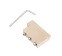 Bloque de trémolo de latón completo para guitarra eléctrica, 17 mm, latón completo, 34 mm, para guitarra eléctrica, distancia de trémolo