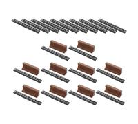 Bloque de Visualización de Precios Base de Madera Rectangular para | Diseño Modular sin Pegamento, Acabado Mate Resistente a Rayaduras, Montaje sin Herramientas, Adecuado para Mostradores