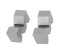 Bloque en V de Acero al Carbono 50mm para Plataforma de Medición Tipo M - 2 Piezas Herramienta de Medición