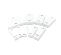 Bloque indicador de cerámica de 1-100mm, bloque de calibración de una sola pieza de punto de 1mm-100mm for calibrador micrométrico, 1 ud. para maquinistas(1 grade,10mm)