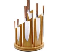 Bloque para cuchillos, soporte para cuchillos, organizador de cuchillos para la cocina. Fuerte bloque magnético para cuchillos de madera. Soporte universal para cuchillos, estante para herramientas. S