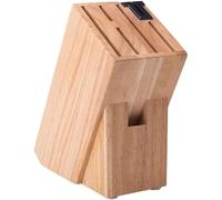 Bloque universal para cuchillos, soporte de madera para cuchillos, práctico y seguro, ideal para guardar cuchillos grandes y pequeños, utensilios y otros elementos