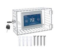 bloqueo termostato con llave | Cubierta termostato con cerradura | Protector termostato para termostato en pared | Cubierta termostato, para termostatos 7.8 x 4.7 pulgadas o más