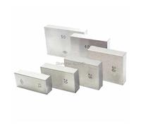 Bloques de Calibre, 1 Uds., 0,5mm, 1mm, 10mm, 20mm, 25mm,30mm, 40mm, 50mm, Bloque Calibrador Cuadrado De Acero, Medida(4 mm)