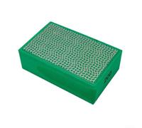Bloques de lijado de esponja de esmeril, paquete de 4 almohadillas de molienda de mano de grano 60 a 400 para azulejos, vidrio, madera, metal, pulido y recorte, base de alta elasticidad, 95 x 60 x 30
