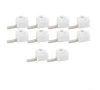 Bloques de terminales 63A para disyuntor de Barra colectora, Conector de Caja de distribución de 25 mm², Conector de Cable eléctrico, 10 Unidades