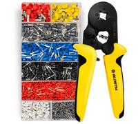 BLOSTM Crimpadora Terminales Eléctricos - Conjunto de Herramientas Ajustable Grimpadora Terminales Eléctricos A 0.25-10mm²/awg23-10 1200 Conectores de Punteras Electricas