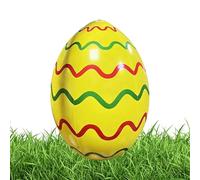 Blow Up Easter Egg, Giant Inflatable Ornament, 16 Inches Yard Decor with Bright Pattern, Decoration for Home Garden Lawn, Holiday Display Accessory with Easy Setup, Fun Party Decoration for Easter