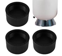 BLPRKOT 3 Piezas Tapas de Drenaje para Filtro de Arena de Piscina, Cubierta de Desagüe de ABS Resistente Compatible con Filtros y SPA, Repuestos de Mantenimiento, Negro