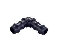 Blue Bird-Altadex Codo para Micro-riego 16 mm Polipropileno Anti UV Negro Conexión 90°, 4 Unidades