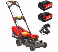 Blue Bird LM 22-41 - Cortacésped de batería - 2x 18V/5Ah - Corte de 41 cm