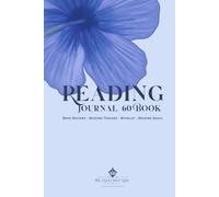 Blue Floral Reading Journal: Book Reviews, Trackers, Goals, Wishlist, and More