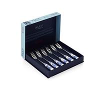 Blue Italian Spode Tenedores de pastelería (juego de seis) (azul, 6 ")