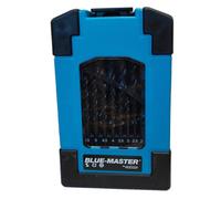Blue Master Estuche de Brocas HSS-Co 19 Piezas