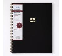 Blue Sky Agenda académica semanal y mensual 2026-2027, 8.5 x 11 pulgadas, color negro