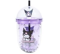 Blue Sky Studios Kuromi - Taza de té, botella de bebida Kawaii con pajita, bonita mercancía y regalo