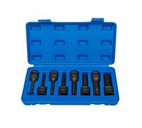Blue Spot Tools 01506 impacto Torx sockets, Negro, 1/2-inch, juego de 8 piezas