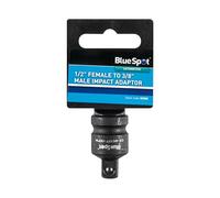 Blue Spot Tools Adaptador de impacto hembra de 1/2 pulgada a macho de 3/8 pulgadas