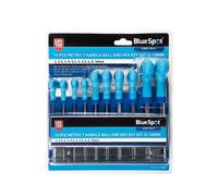 Blue Spot Tools 12186 Juego de llaves hexagonales con mango en T métrico (2-10 mm)
