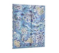 Blue Willow (Celebrate Hanfu) Ultra Unlined Hardcover Journal (Wrap Closure)